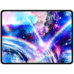 Crystal Wave Pattern Design Fleece Blanket (large)  by Sudhe