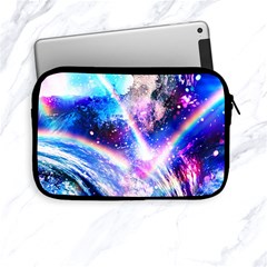 Crystal Wave Pattern Design Apple Ipad Mini Zipper Cases by Sudhe