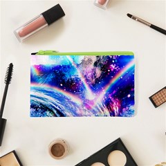 Crystal Wave Pattern Design Cosmetic Bag (xs) by Sudhe