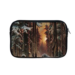 Sunset In The Frozen Winter Forest Apple Macbook Pro 13  Zipper Case by Sudhe