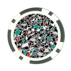 Illustration Abstract Pattern Poker Chip Card Guard by Sudhe