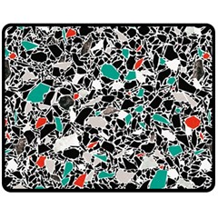 Illustration Abstract Pattern Double Sided Fleece Blanket (medium) 