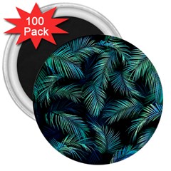 Palms Pattern Design 3  Magnets (100 Pack) by Sudhe