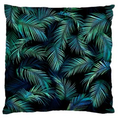 Palms Pattern Design Large Cushion Case (two Sides) by Sudhe