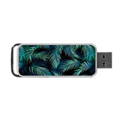 Palms Pattern Design Portable Usb Flash (two Sides) by Sudhe