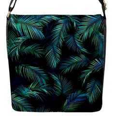 Palms Pattern Design Flap Closure Messenger Bag (s) by Sudhe