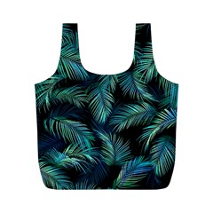 Palms Pattern Design Full Print Recycle Bag (m) by Sudhe