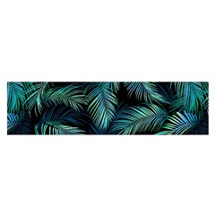 Palms Pattern Design Satin Scarf (oblong) by Sudhe