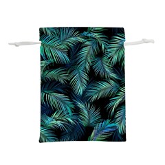 Palms Pattern Design Lightweight Drawstring Pouch (l) by Sudhe