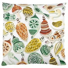 Surface Pattern  Vintage Christmas Ornaments Large Cushion Case (one Side)