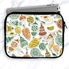 Surface Pattern  Vintage Christmas Ornaments Apple Ipad 2/3/4 Zipper Cases