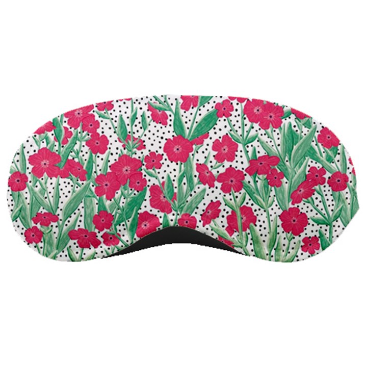 Flora Floral Flower Flowers Pattern Sleeping Mask