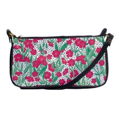 Flora Floral Flower Flowers Pattern Shoulder Clutch Bag by Sudhe