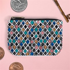 Diamond Shapes Pattern Mini Coin Purse