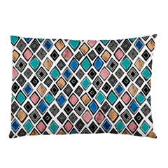 Diamond Shapes Pattern Pillow Case (two Sides) by Sudhe