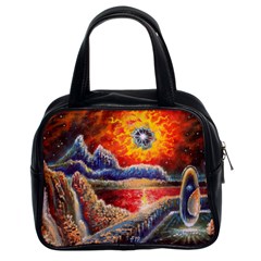 Sci Fi  Landscape Painting Classic Handbag (two Sides) by Sudhe