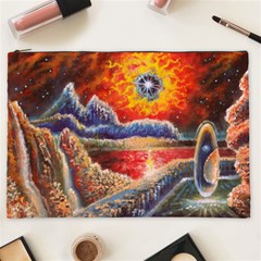 Sci Fi  Landscape Painting Cosmetic Bag (xxl)