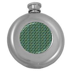 Stamping Heart Love Round Hip Flask (5 Oz) by Bajindul