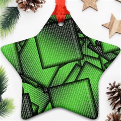 Binary Digitization Null Green Ornament (star) by HermanTelo