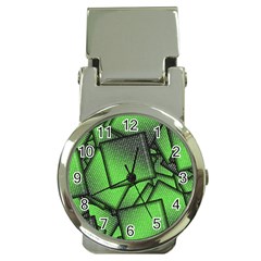 Binary Digitization Null Green Money Clip Watches by HermanTelo