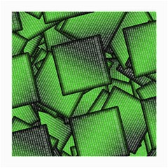 Binary Digitization Null Green Medium Glasses Cloth (2 Sides) by HermanTelo