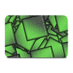 Binary Digitization Null Green Plate Mats by HermanTelo