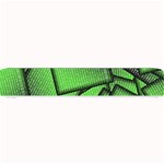 Binary Digitization Null Green Small Bar Mats 24 x4  Bar Mat