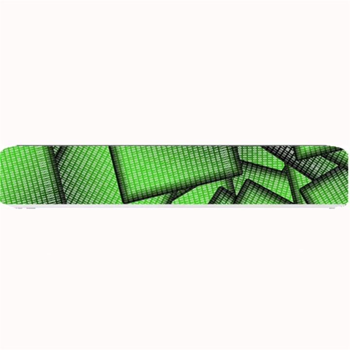 Binary Digitization Null Green Small Bar Mats