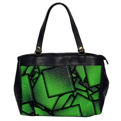 Binary Digitization Null Green Oversize Office Handbag by HermanTelo