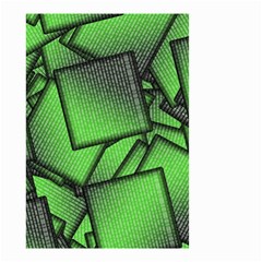 Binary Digitization Null Green Small Garden Flag (two Sides)