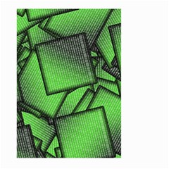 Binary Digitization Null Green Large Garden Flag (two Sides)