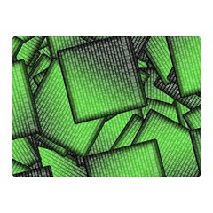 Binary Digitization Null Green Double Sided Flano Blanket (mini) 