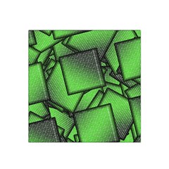 Binary Digitization Null Green Satin Bandana Scarf by HermanTelo