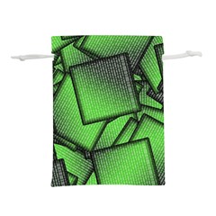 Binary Digitization Null Green Lightweight Drawstring Pouch (s) by HermanTelo