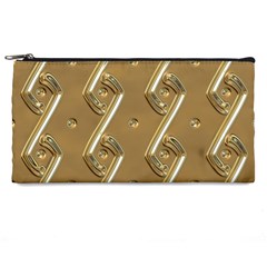 Gold Background 3d Pencil Cases