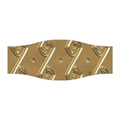 Gold Background 3d Stretchable Headband by Mariart