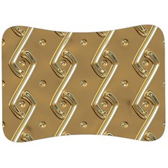 Gold Background 3d Velour Seat Head Rest Cushion by Mariart