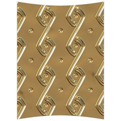 Gold Background 3d Back Support Cushion by Mariart