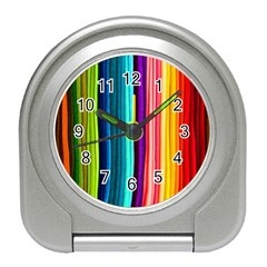 Colorful-57 Travel Alarm Clock by ArtworkByPatrick