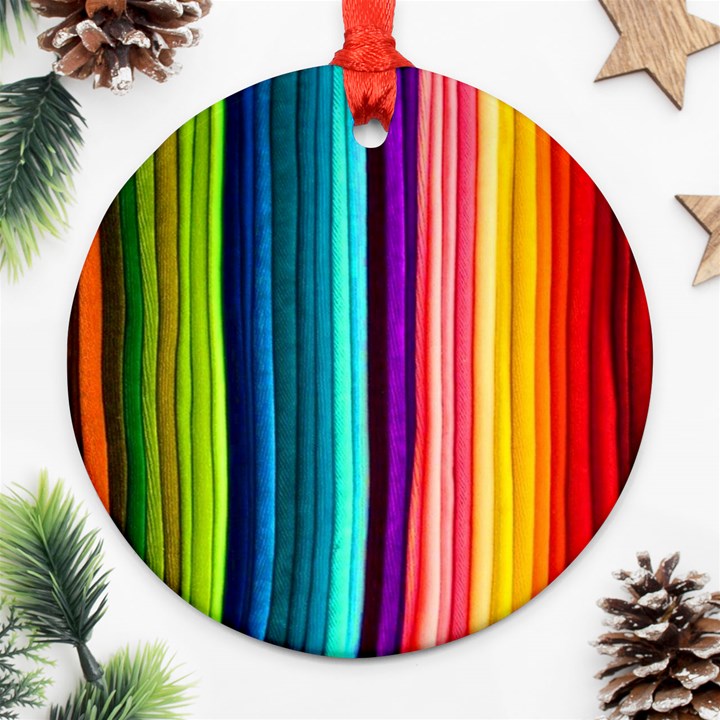 COLORFUL-57 Round Ornament (Two Sides)