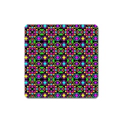 Colorful 58 Square Magnet by ArtworkByPatrick