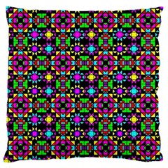 Colorful 58 Large Cushion Case (two Sides) by ArtworkByPatrick