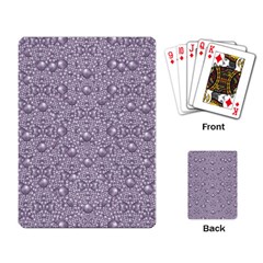 Baroque Pearls And Fauna Ornate Mandala Playing Cards Single Design (rectangle) by pepitasart