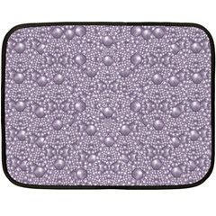 Baroque Pearls And Fauna Ornate Mandala Double Sided Fleece Blanket (mini)  by pepitasart