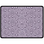 Baroque Pearls And Fauna Ornate Mandala Double Sided Fleece Blanket (Large)  80 x60  Blanket Front