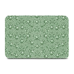 Baroque Green Pearls Ornate Bohemian Plate Mats by pepitasart