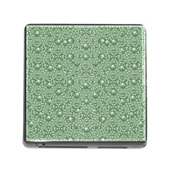 Baroque Green Pearls Ornate Bohemian Memory Card Reader (square 5 Slot) by pepitasart