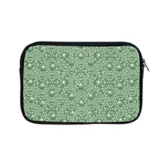 Baroque Green Pearls Ornate Bohemian Apple Ipad Mini Zipper Cases by pepitasart