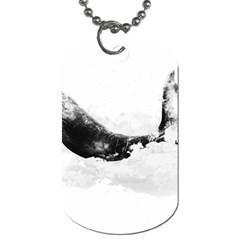 Blue Whale Dog Tag (One Side)