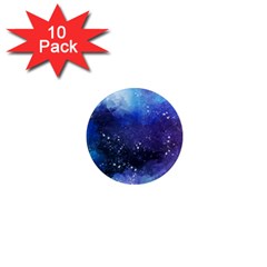 Blue space 1  Mini Magnet (10 pack) 